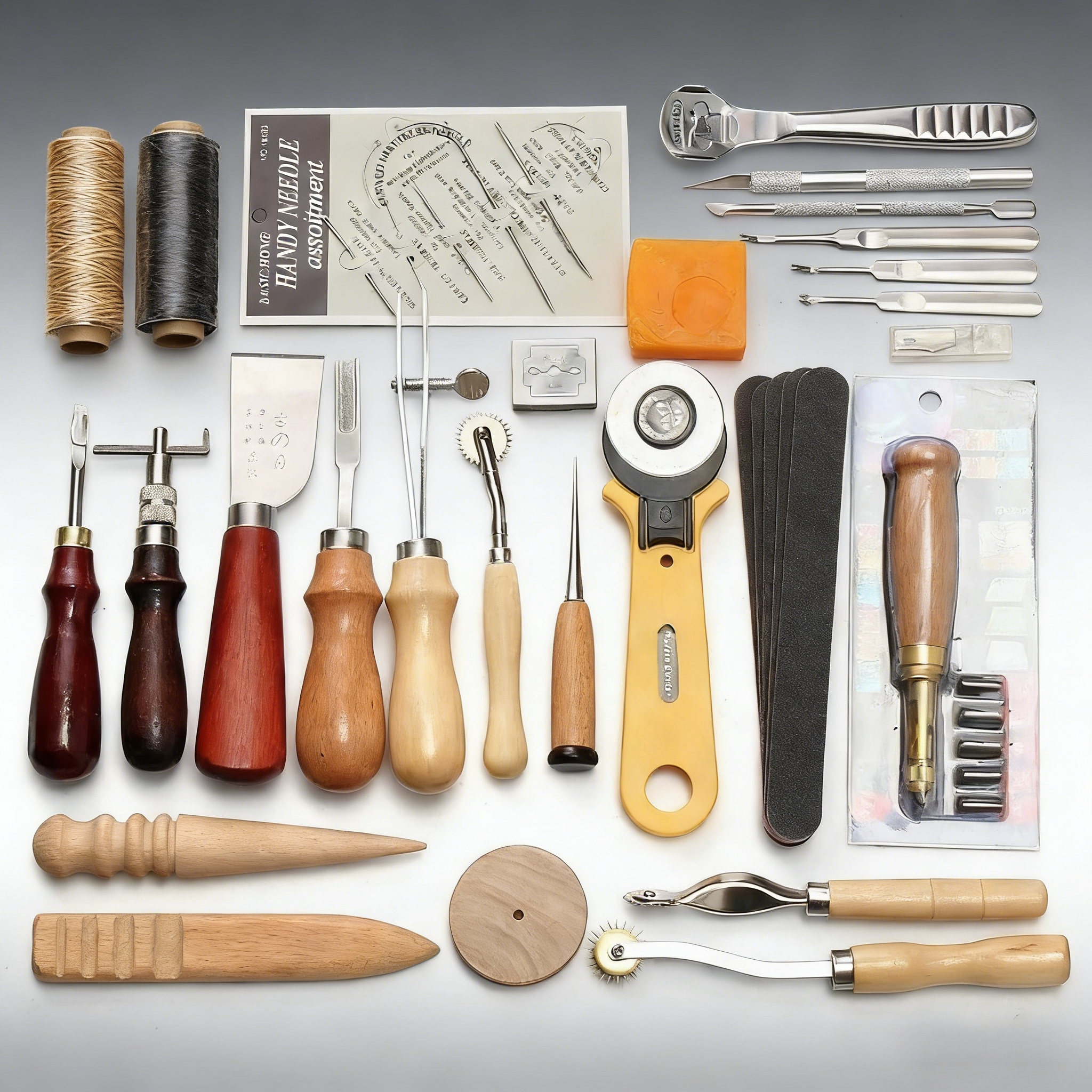Leatherwork Beginner Tools - Leather Work Tools Leather Hand Tools