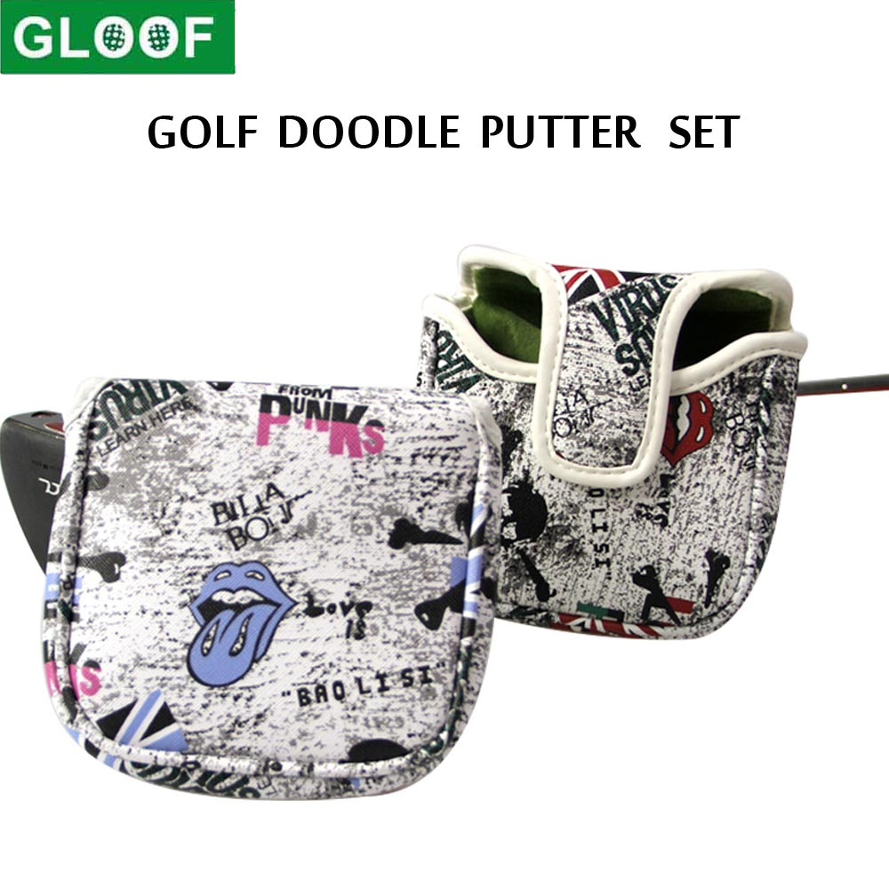 Leatherwork Mallet - Waterproof golf mallet putter headgear square