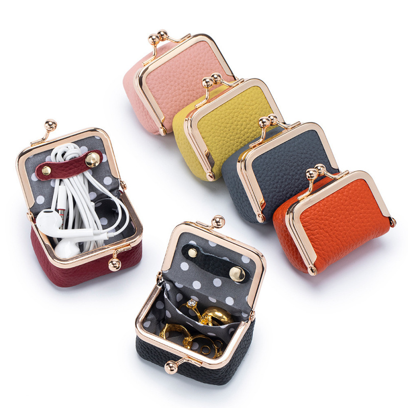 Leatherwork Wallet - Mini Leather Coin Purse – with