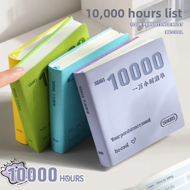 10000-Hour Leather Planner Sel - Leather Work Notebook avaliação e preço