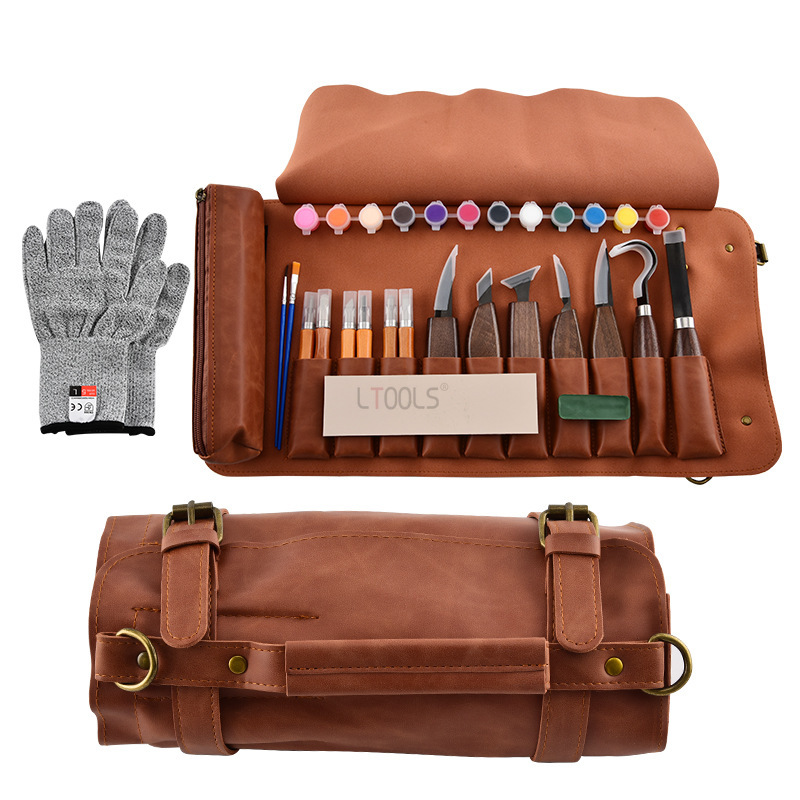 Wood Carving Kit Deluxe Handma - Leatherwork Beginner Tools avaliação e preço