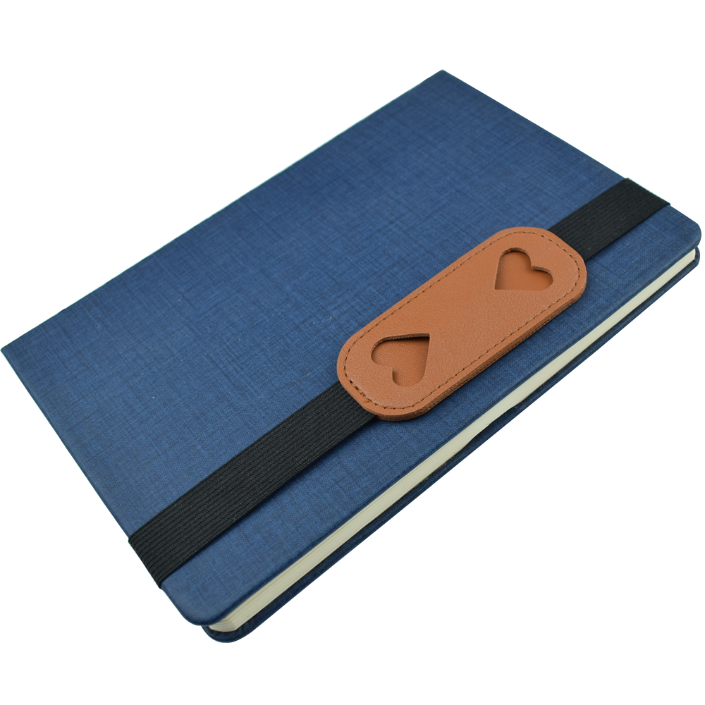 Elastic PU Leather Pen Holder  - Leather Work Notebook avaliação e preço