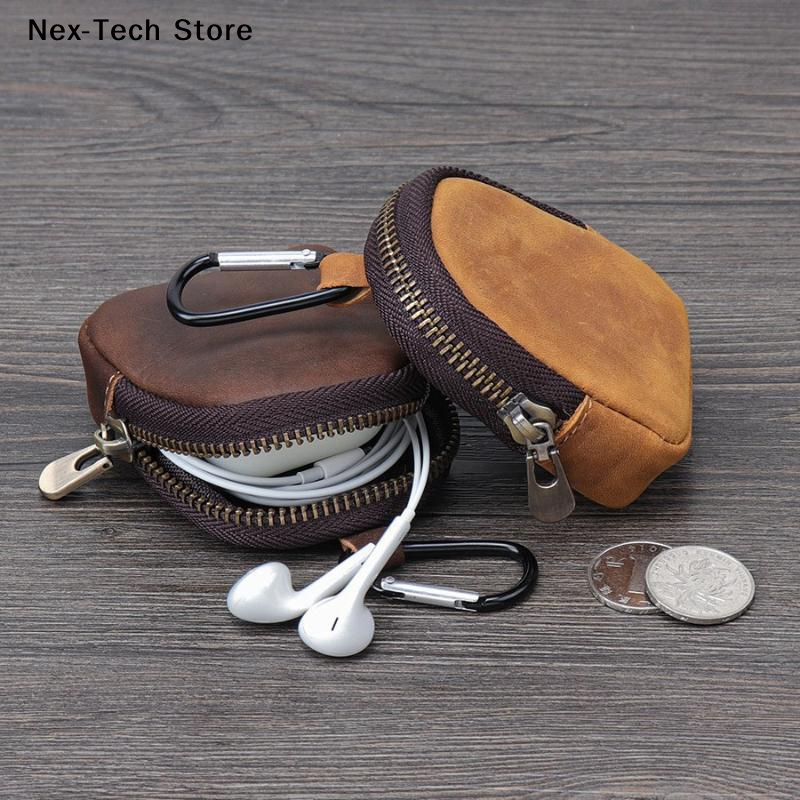 [NT]Retro Small Zipper Pouch E - Leatherwork Wallet avaliação e preço