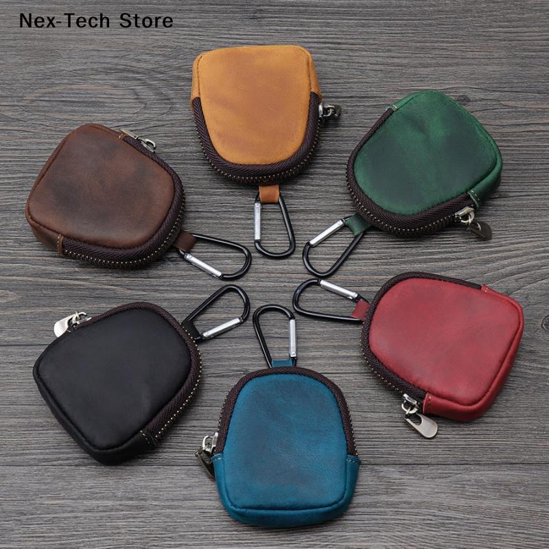 [NT]Retro Small Zipper Pouch E - Leatherwork Wallet avaliação e preço