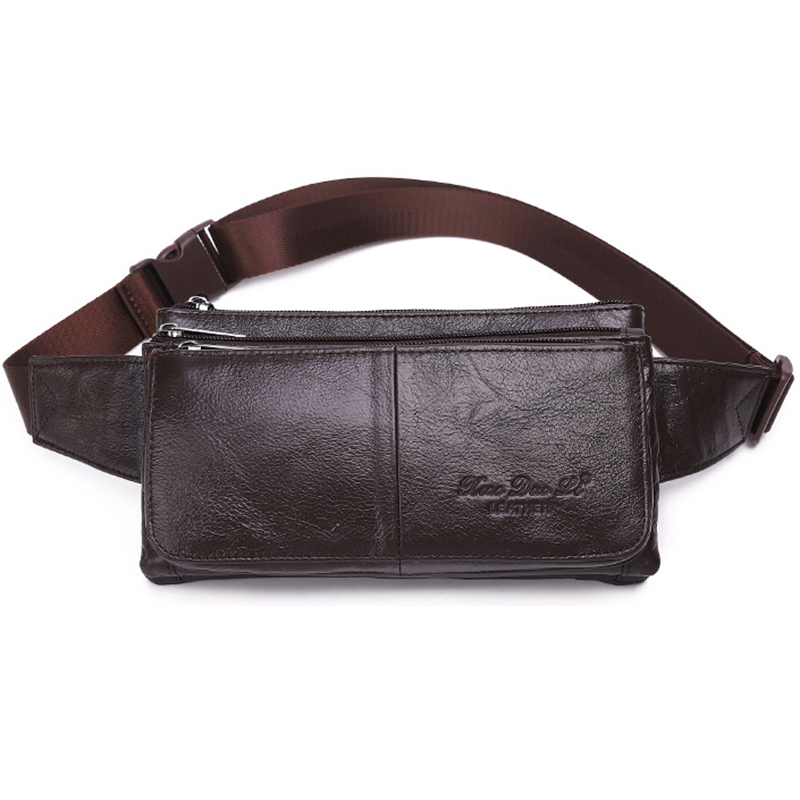 Men Waist Fanny Pack Belt Hip  - Leatherwork Wallet avaliação e preço