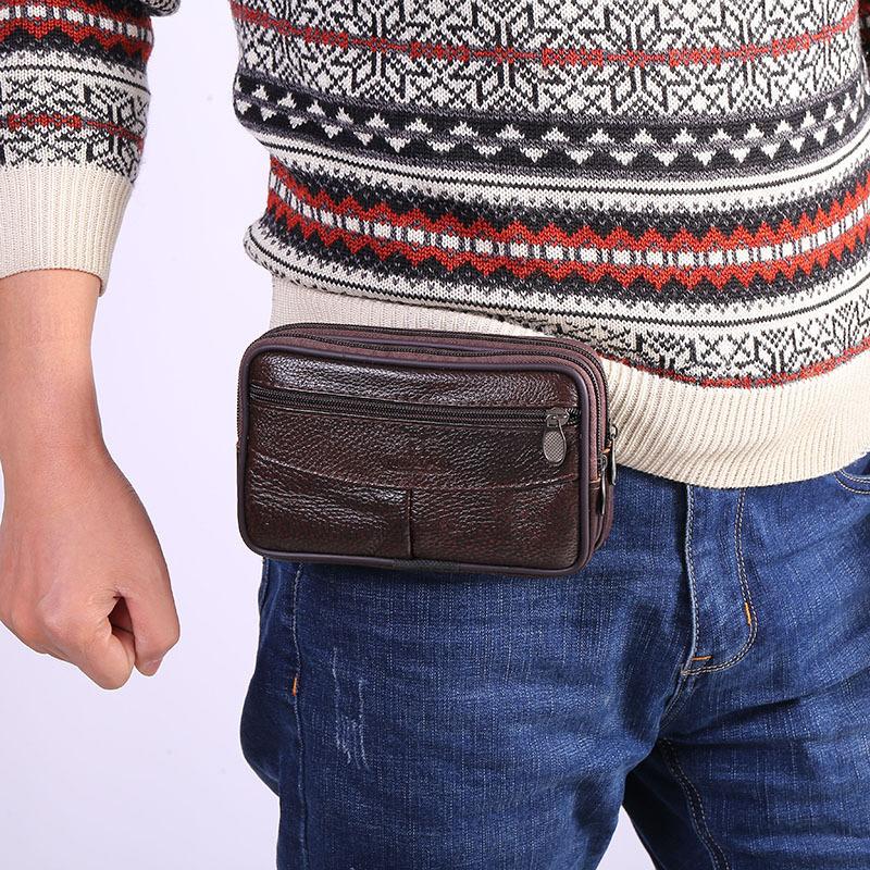 1PC Leather Hand Bags For Men  - Leatherwork Wallet avaliação e preço
