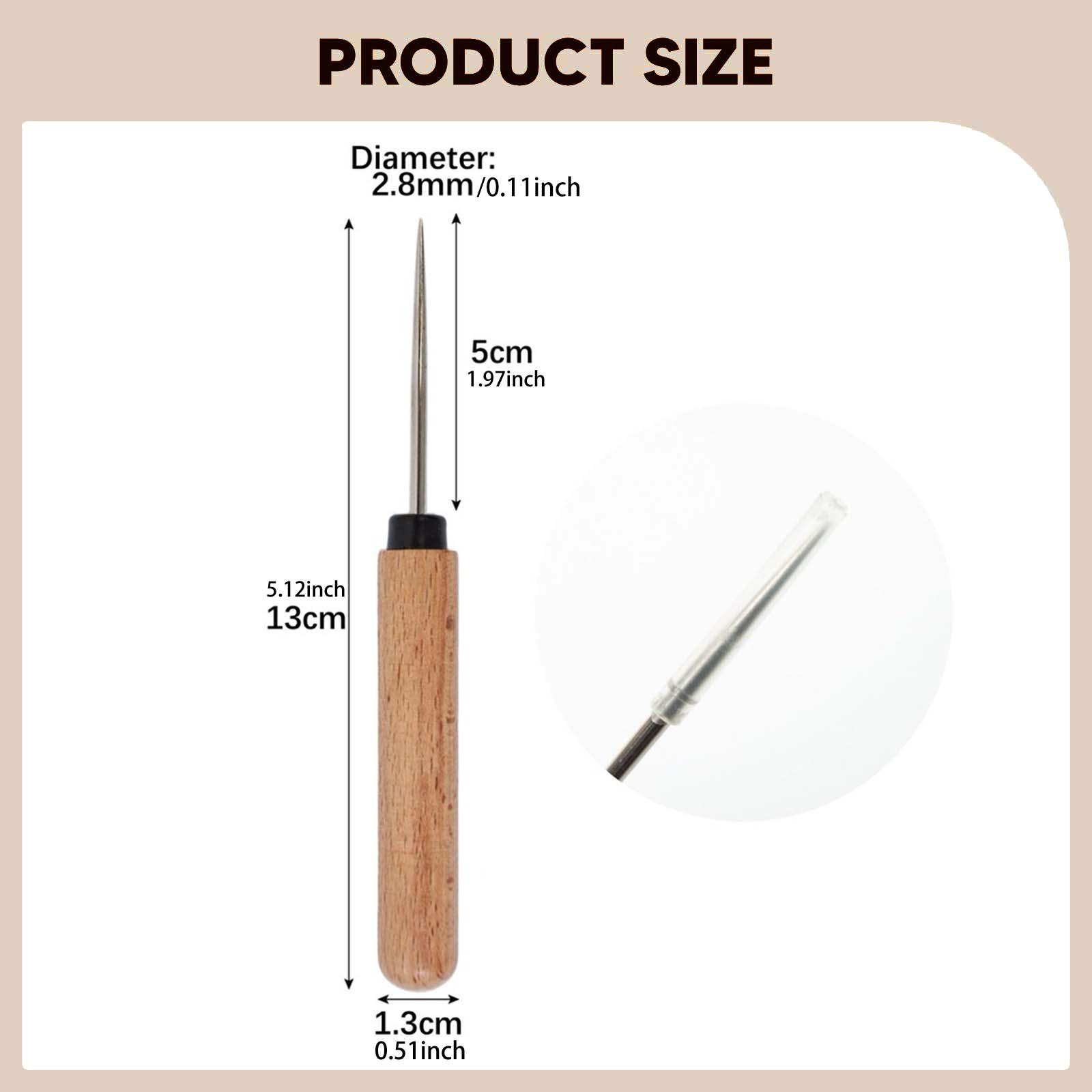 Hand Sewing Awl Tool Leatherwo - Leatherwork Beginner Tools avaliação e preço