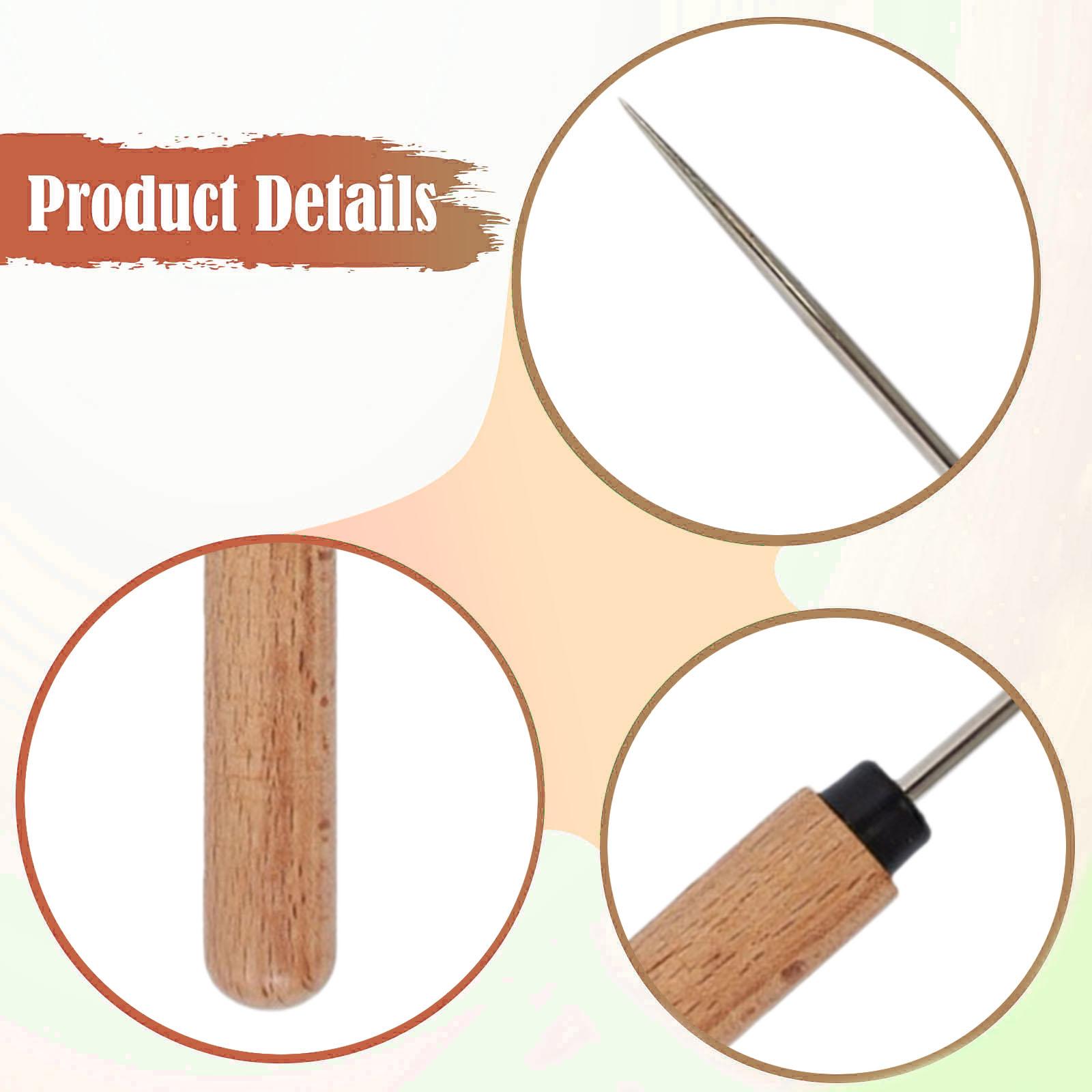 Hand Sewing Awl Tool Leatherwo - Leatherwork Beginner Tools avaliação e preço