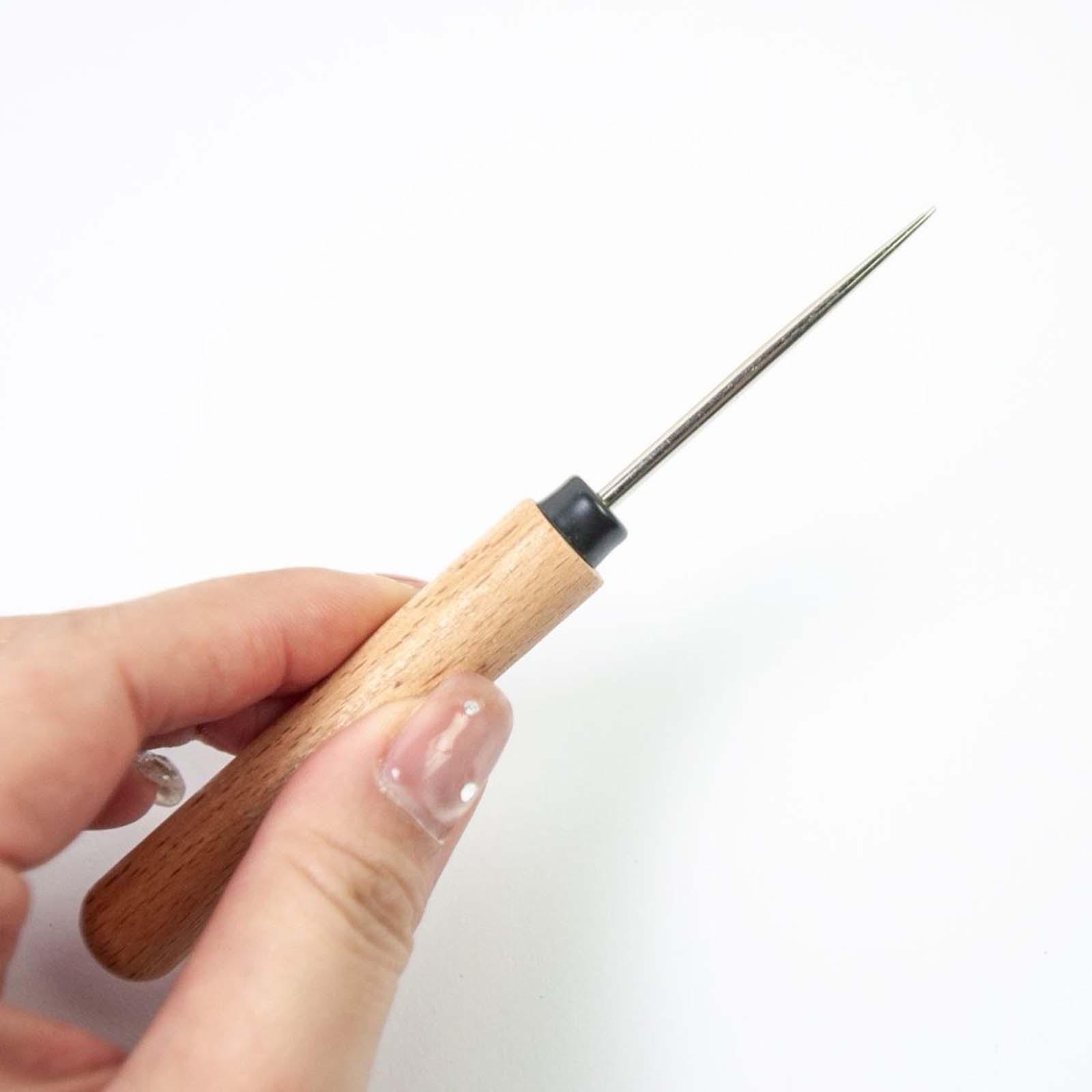 Hand Sewing Awl Tool Leatherwo - Leatherwork Beginner Tools avaliação e preço