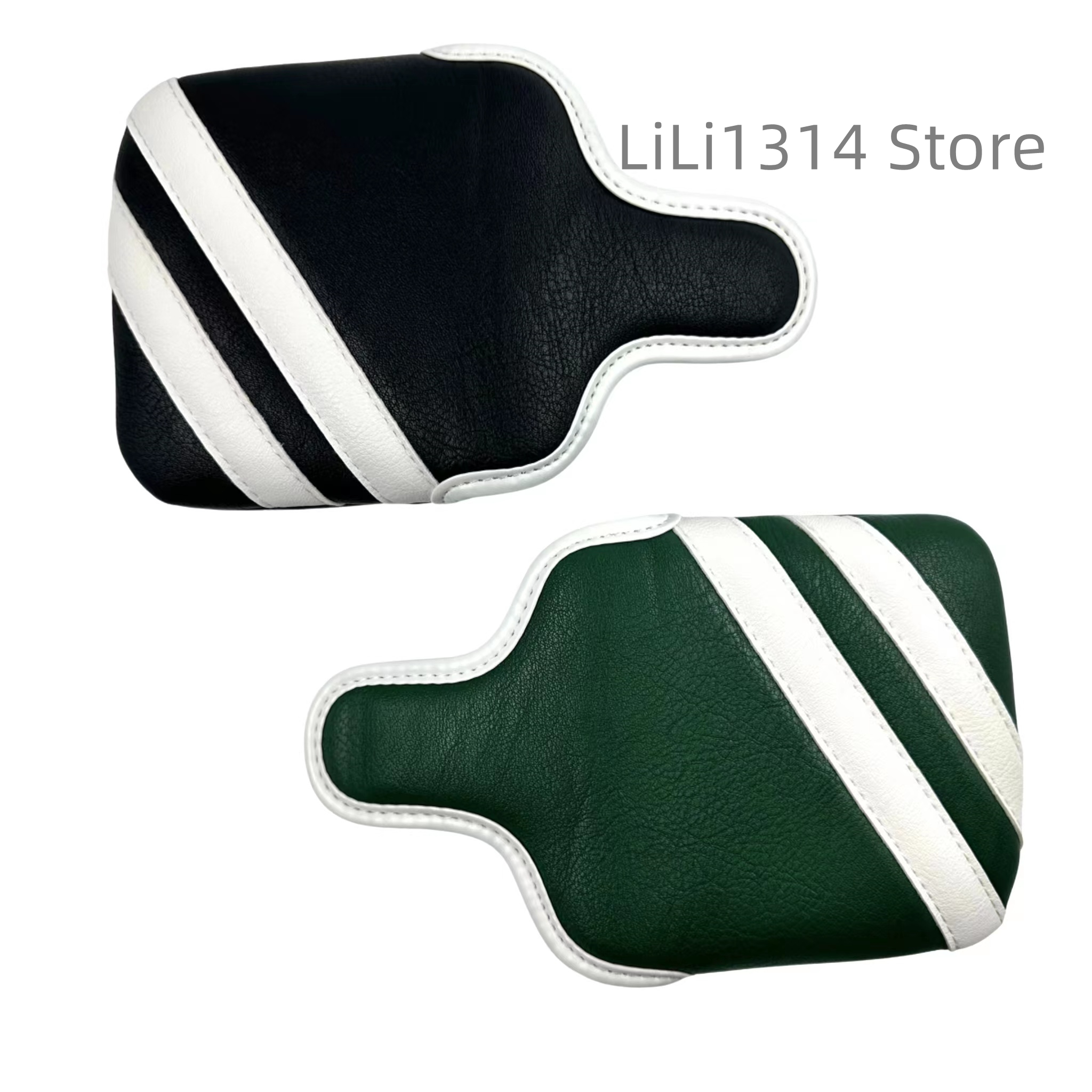 Golf stripe Putter Cover Class - Leatherwork Mallet avaliação e preço