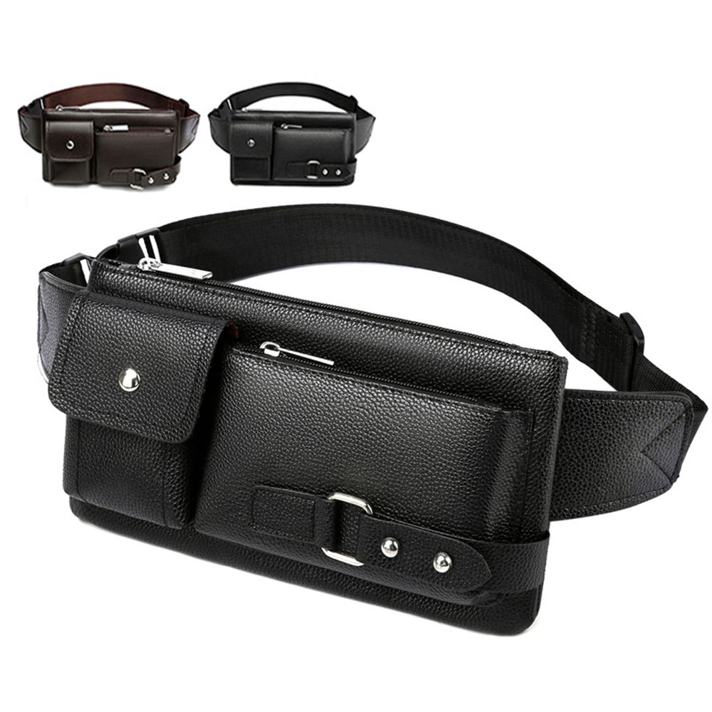 Fashion Men Women Waist Bag Ca - Leatherwork Wallet avaliação e preço