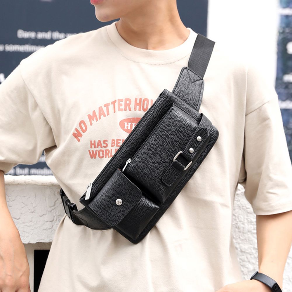 Fashion Men Women Waist Bag Ca - Leatherwork Wallet avaliação e preço