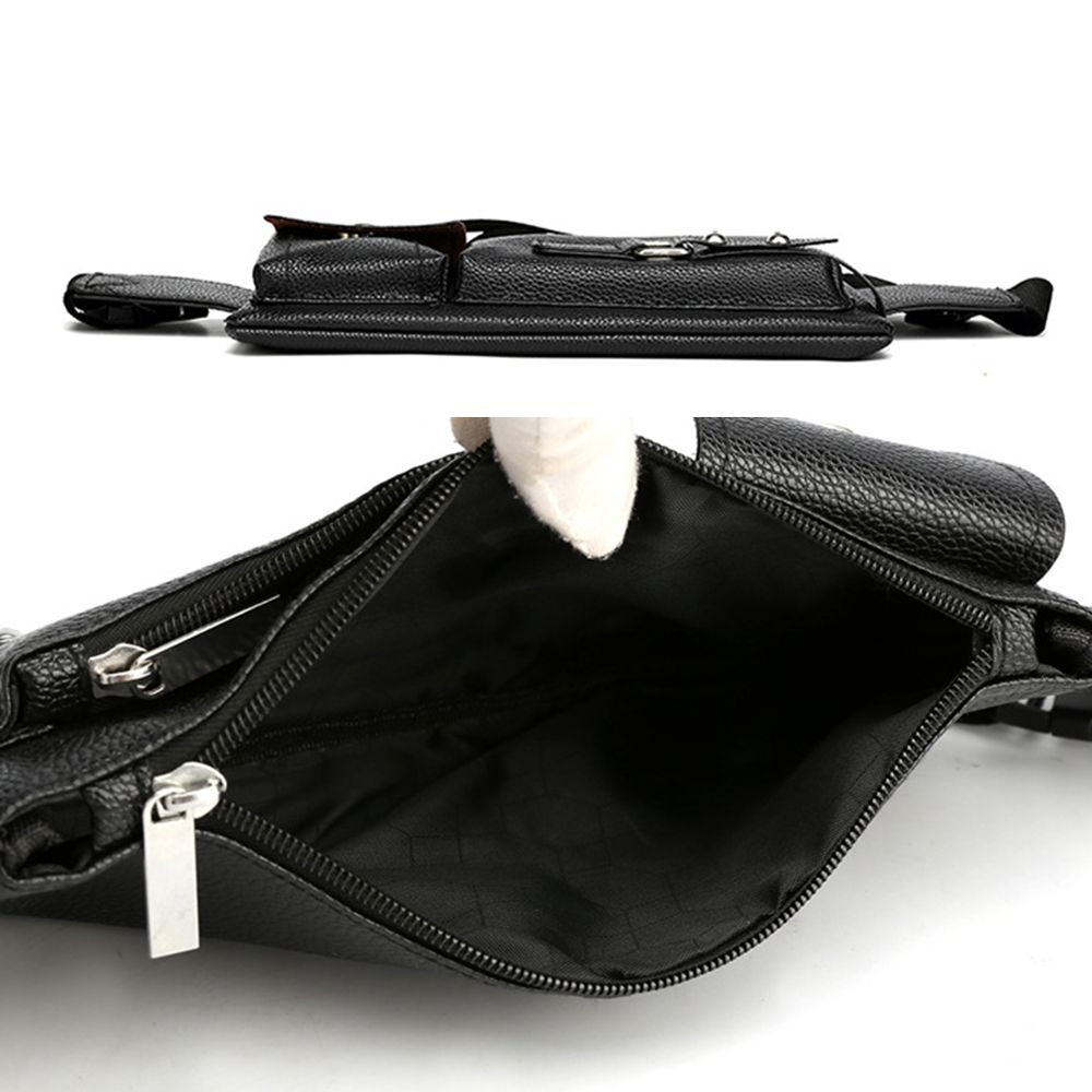 Fashion Men Women Waist Bag Ca - Leatherwork Wallet avaliação e preço