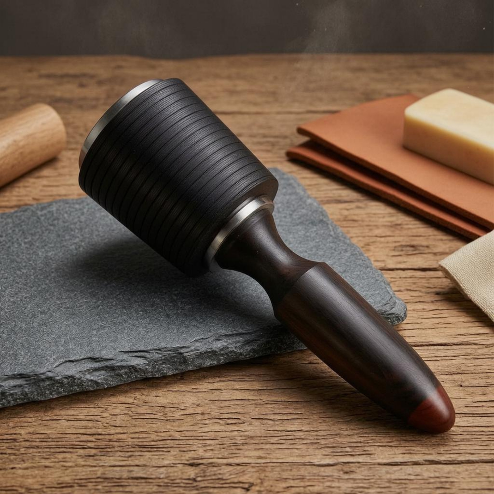 Wood Handle Mallet Tapered Han - Leatherwork Mallet avaliação e preço