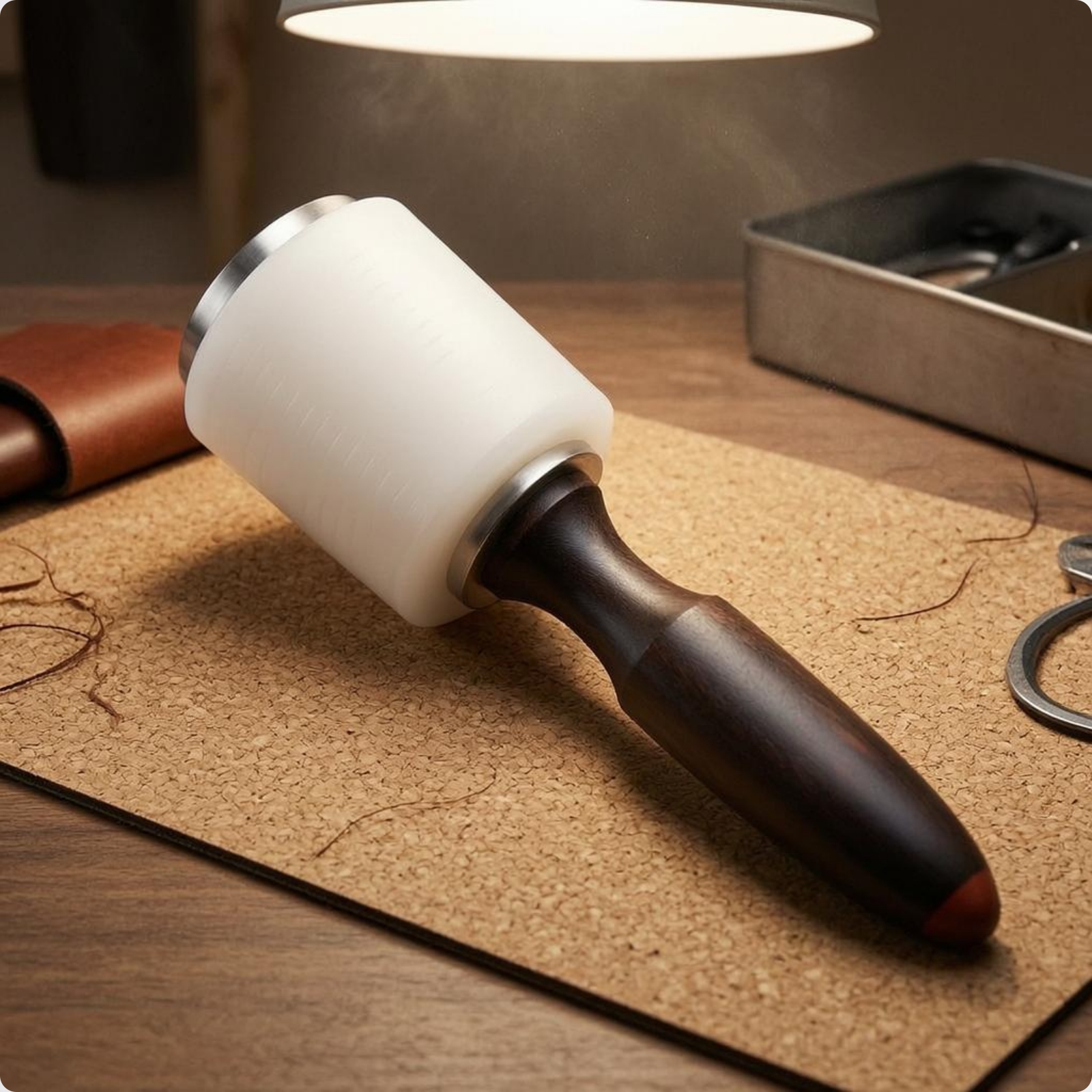 Wood Handle Mallet Tapered Han - Leatherwork Mallet avaliação e preço
