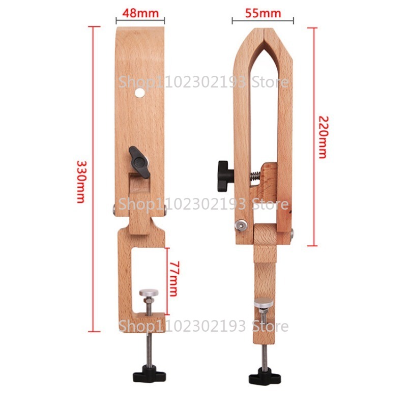 Foldable Wooden Clamp Adjustab - Leatherwork Mallet avaliação e preço