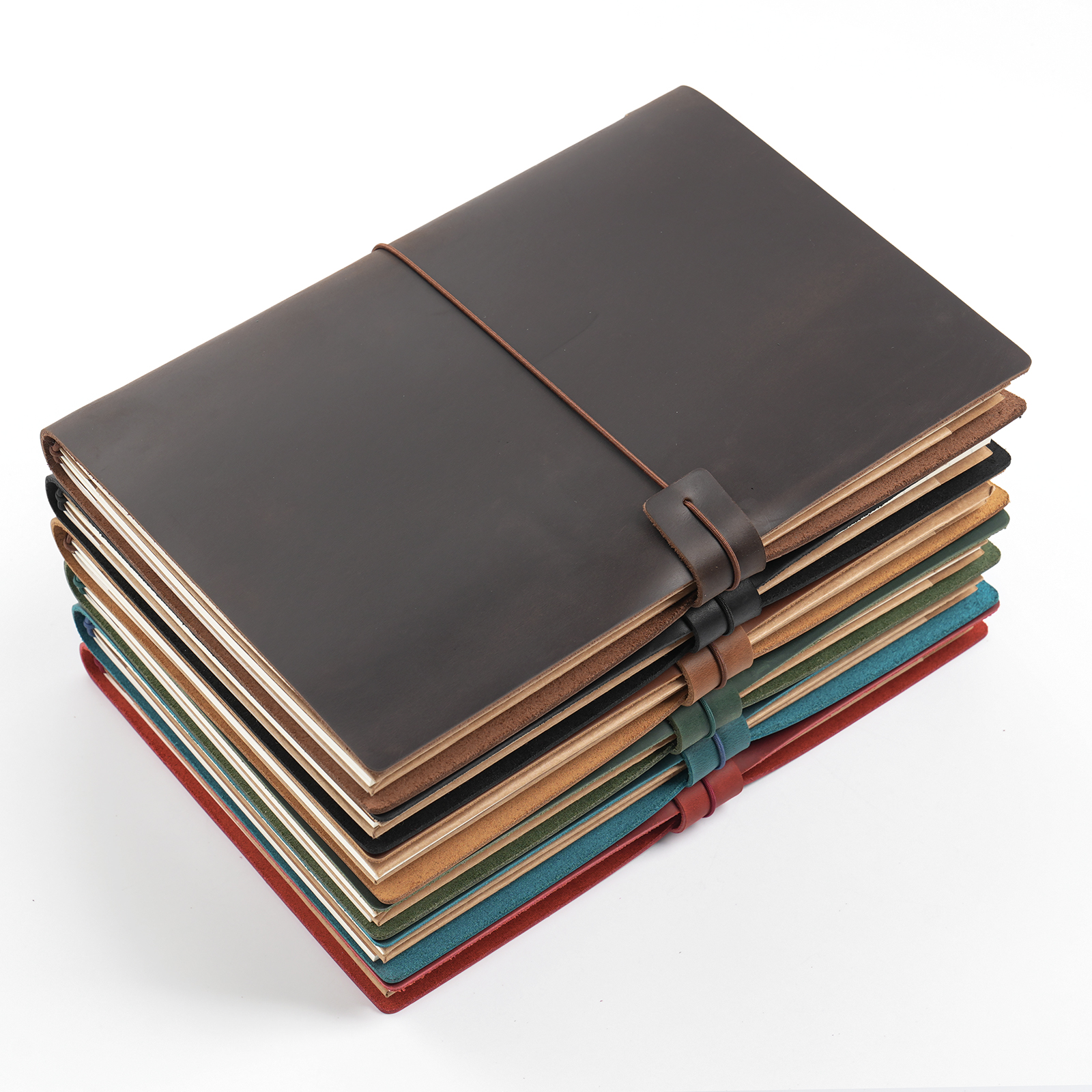 Handmade B5 Genuine Leather Tr - Leather Work Notebook avaliação e preço