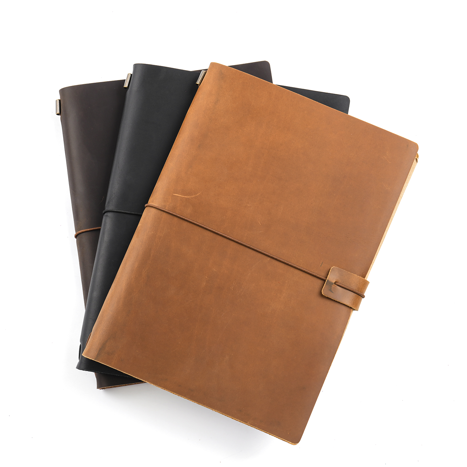 Handmade B5 Genuine Leather Tr - Leather Work Notebook avaliação e preço