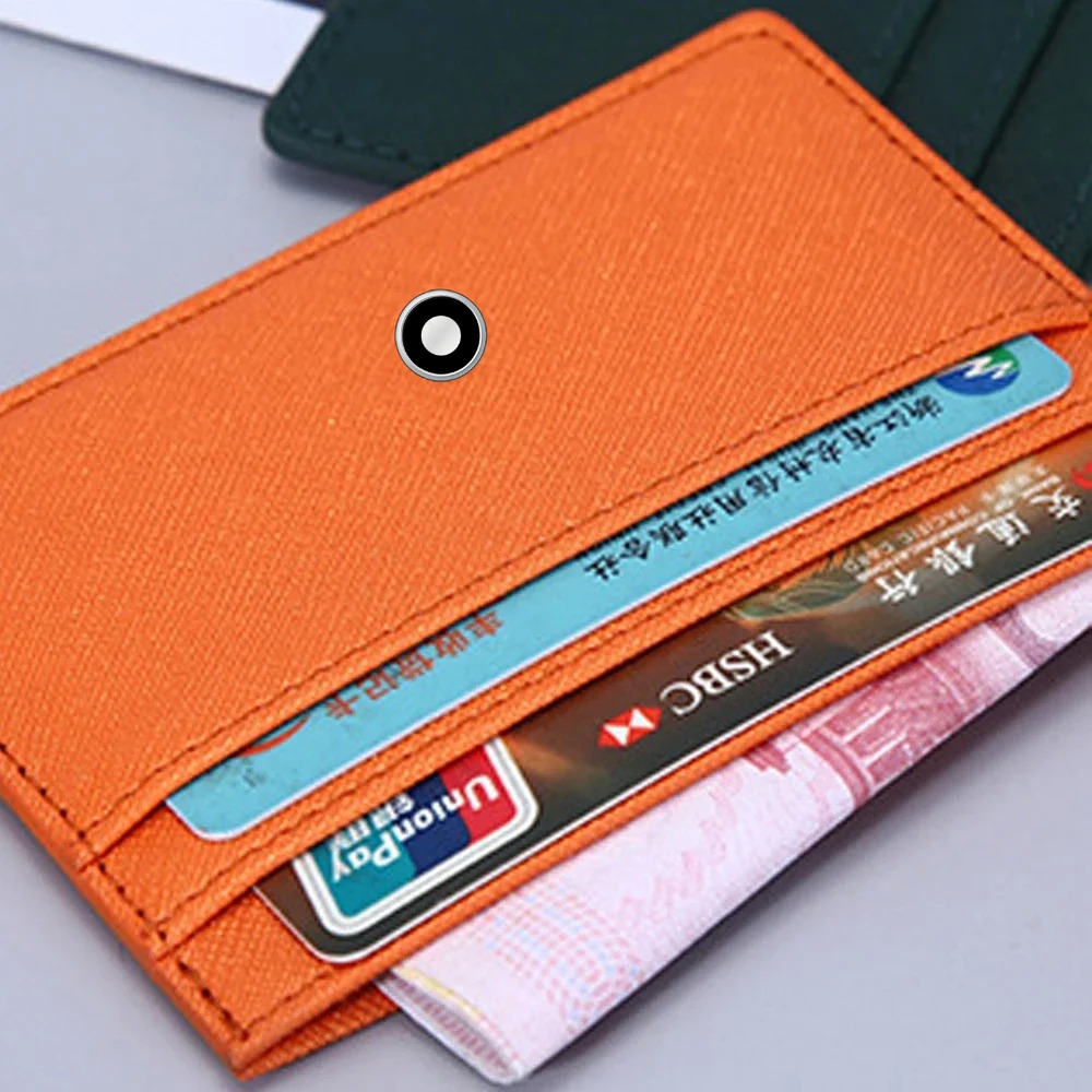 Minimalist Women Men Leather S - Leatherwork Wallet avaliação e preço