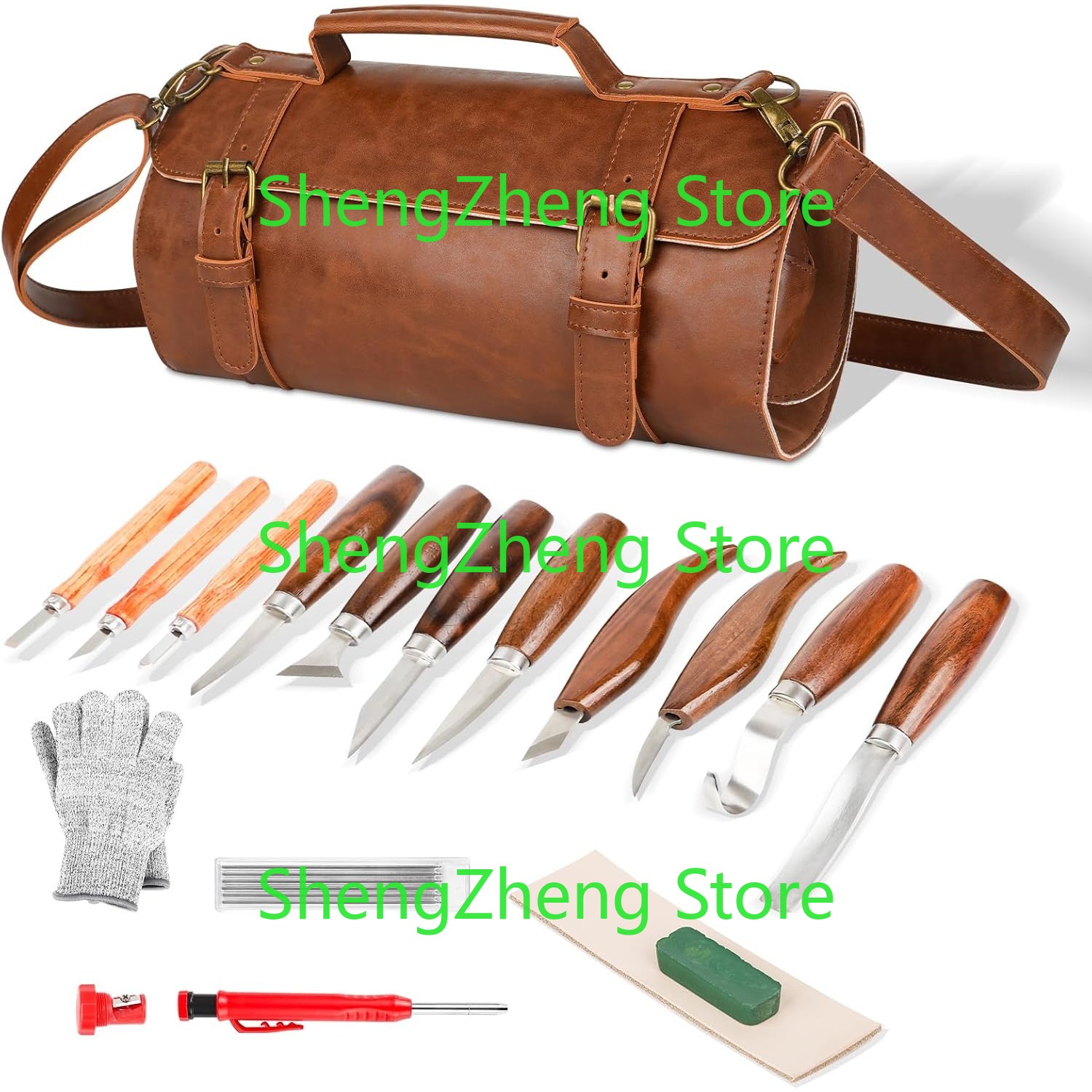 Wood Carving Tools Sets Kit  W - Leatherwork Beginner Tools avaliação e preço