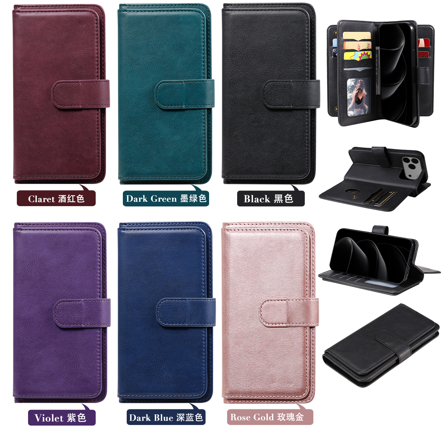 Flip Magnetic Multi Cards Solt - Leatherwork Wallet avaliação e preço