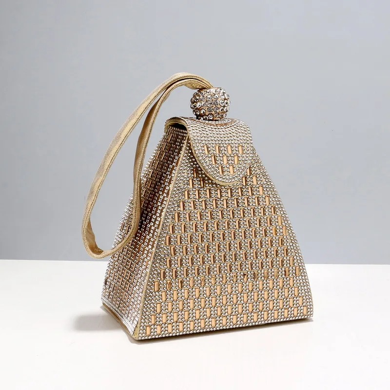 Rhinestones Luxury Evening Bag - Leatherwork Wallet avaliação e preço
