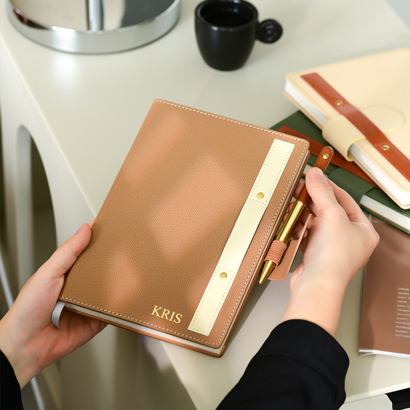 Engraving PU Cover A5 Notebook - Leather Work Notebook avaliação e preço