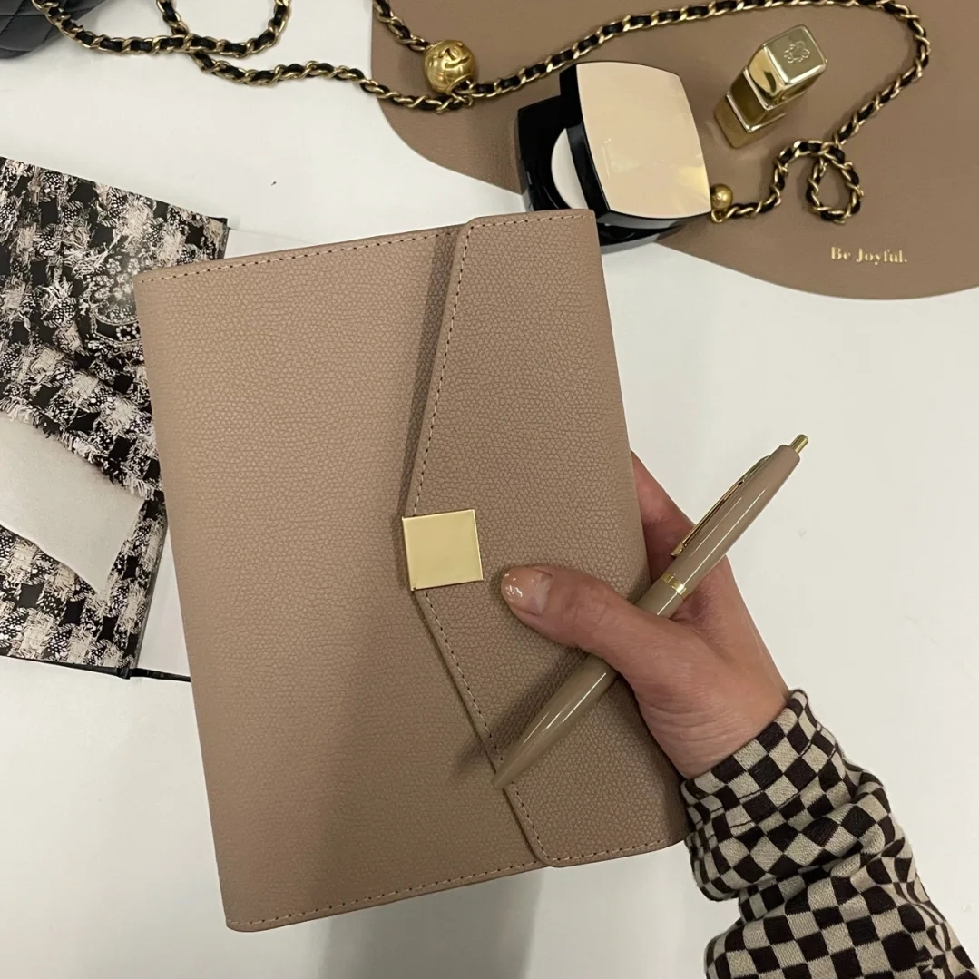 A5 Pu Leather Binder Notebook  - Leather Work Notebook avaliação e preço