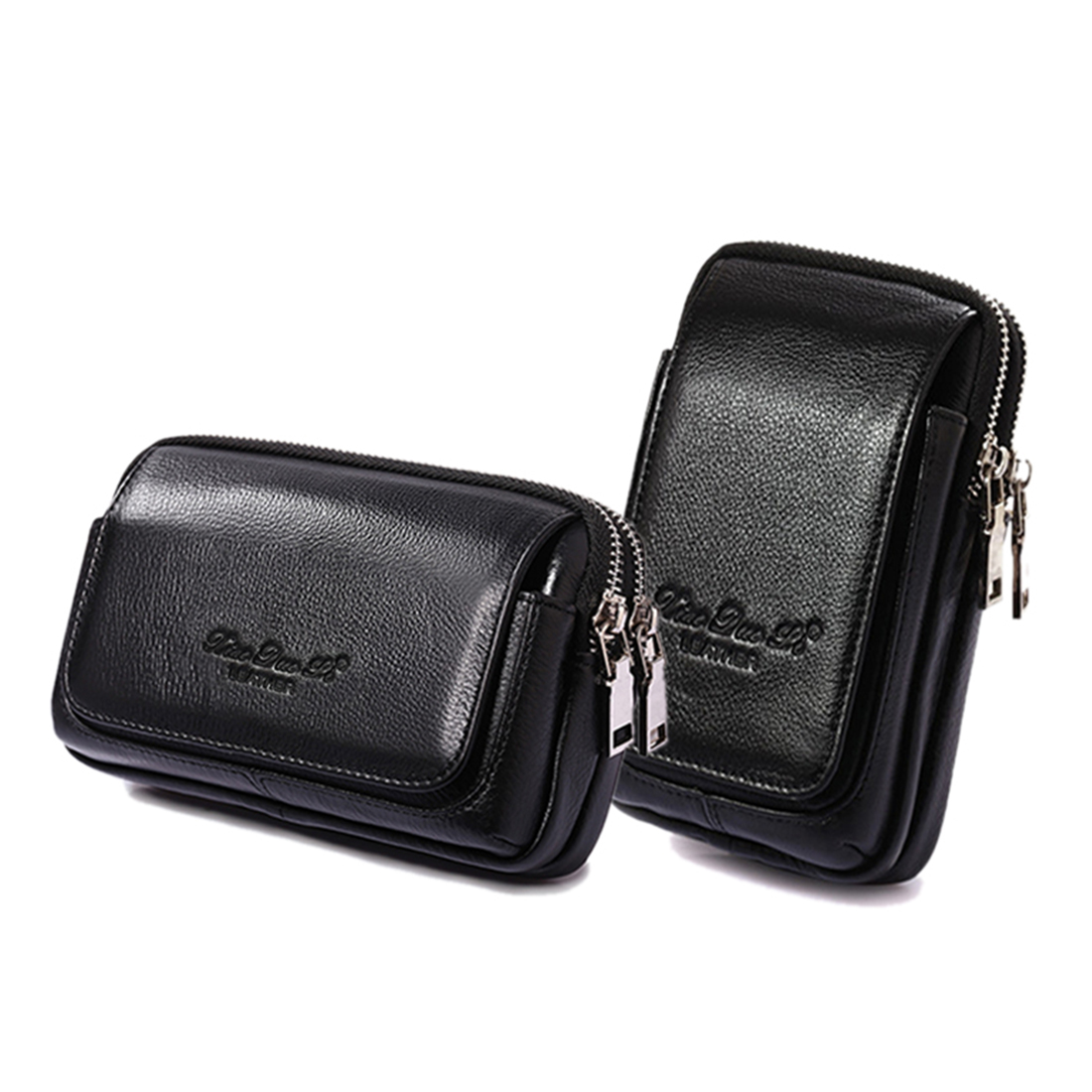 Men Genuine Leather Waist Fann - Leatherwork Wallet avaliação e preço