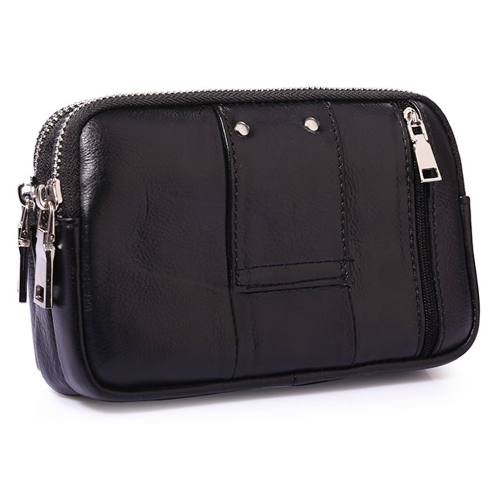Men Genuine Leather Waist Fann - Leatherwork Wallet avaliação e preço