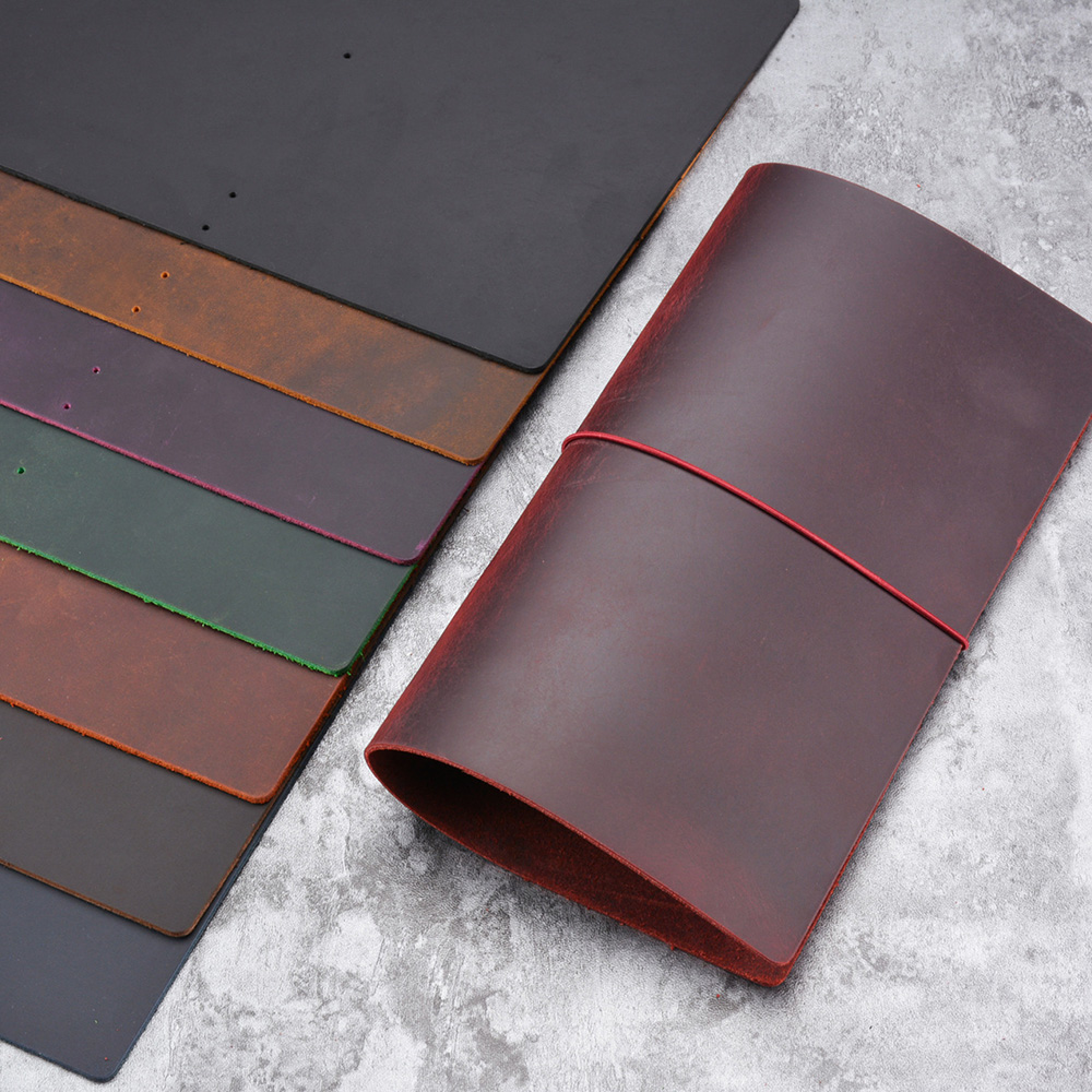 DIY Notebook Cover Crazy Horse - Leather Work Notebook avaliação e preço