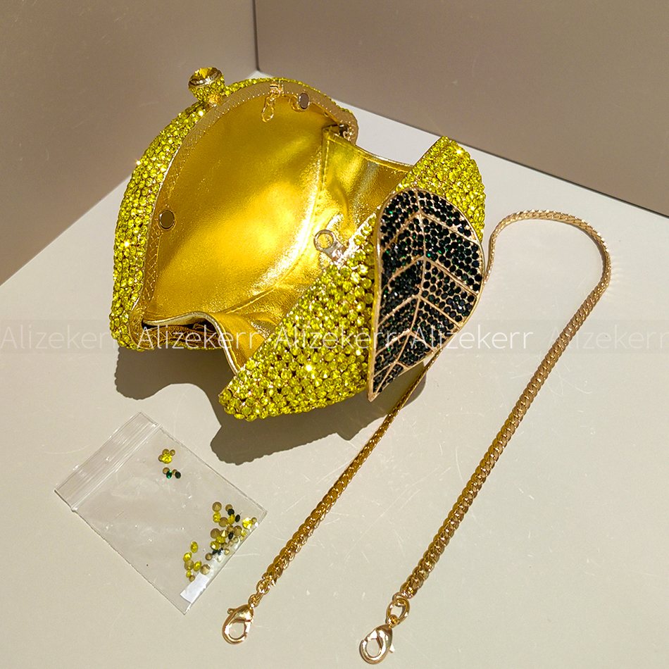 Alizekerr Lemon Shaped Diamond - Leatherwork Wallet avaliação e preço