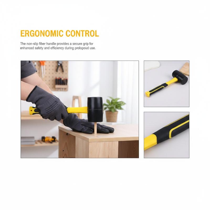 Black Rubber Hammer 2LB Americ - Leatherwork Mallet avaliação e preço