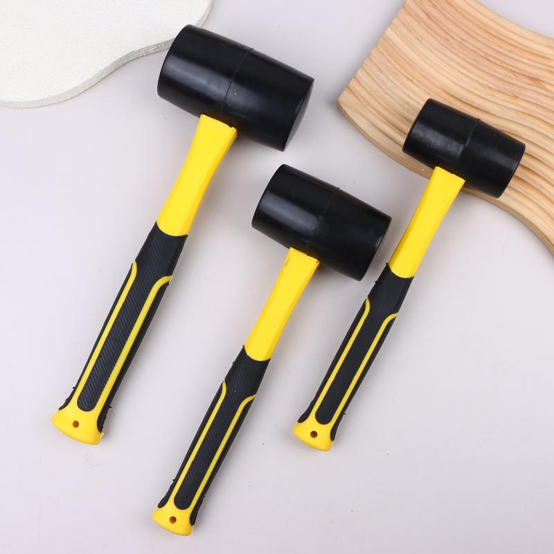 Black Rubber Hammer 2LB Americ - Leatherwork Mallet avaliação e preço