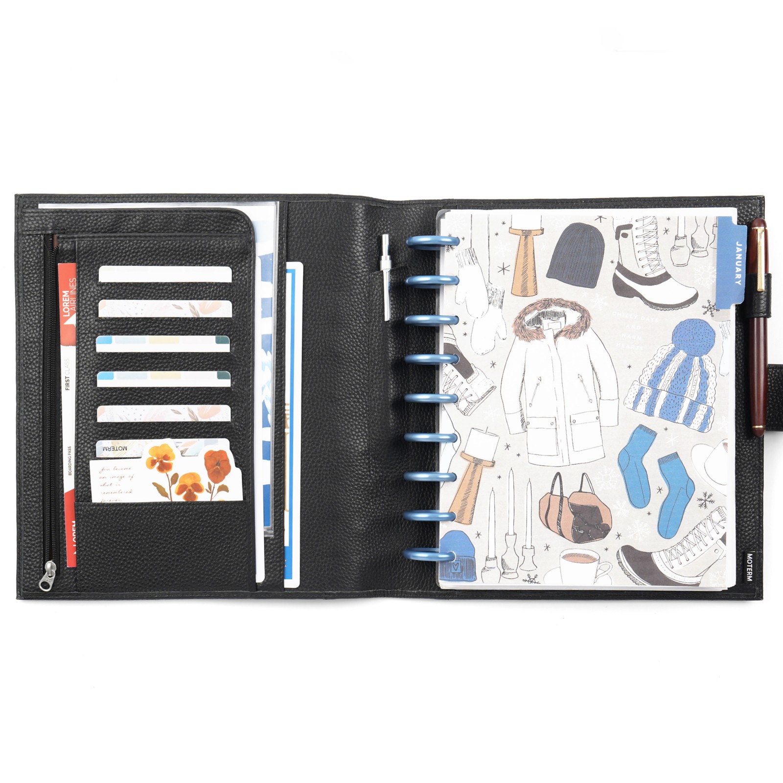 Moterm Genuine Leather Discbou - Leather Work Notebook avaliação e preço