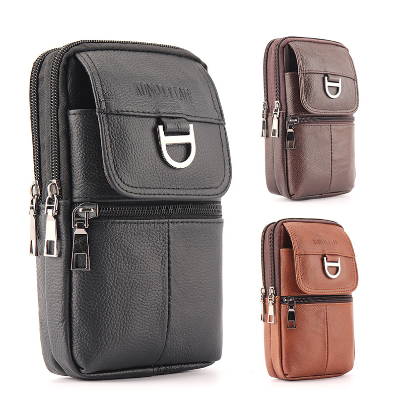 Men's leather waist bag - Larg - Leatherwork Wallet avaliação e preço